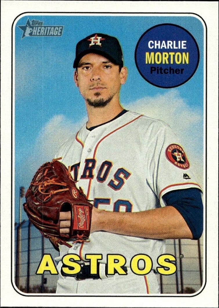 2018 Topps Heritage Charlie Morton #309 baseball trading card front