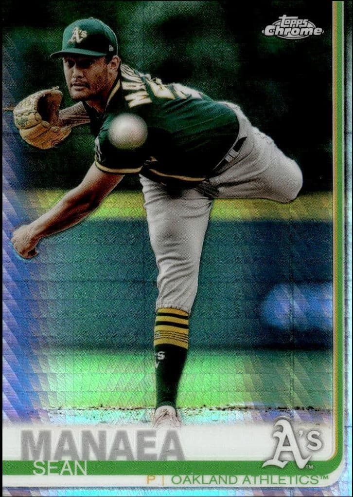 2019 Topps Chrome Sean Manaea #170 trading card