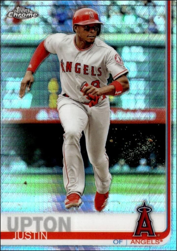 2019 Topps Chrome Justin Upton #72 trading card