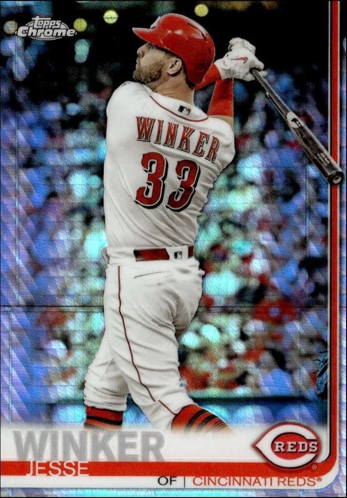 2019 Topps Chrome Jesse Winker #61 trading card