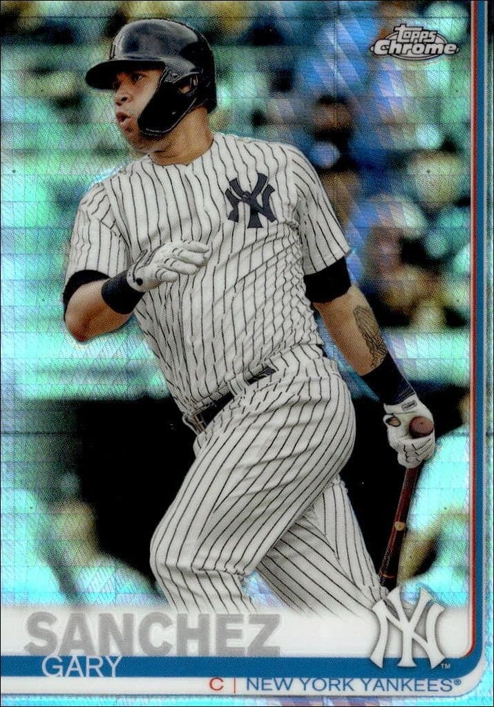2019 Topps Chrome Gary Sanchez #353 trading card