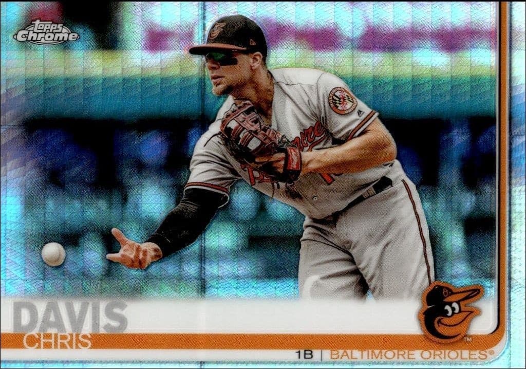 2019 Topps Chrome Chris Davis #41 trading card