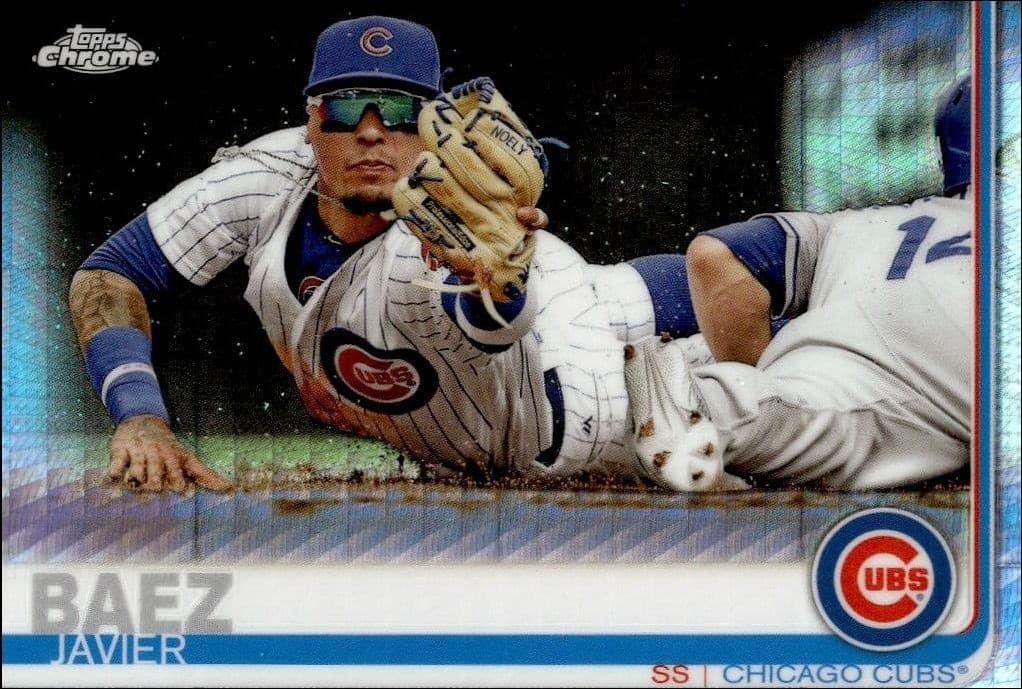 2019 Topps Chrome Javier Baez #48 trading card