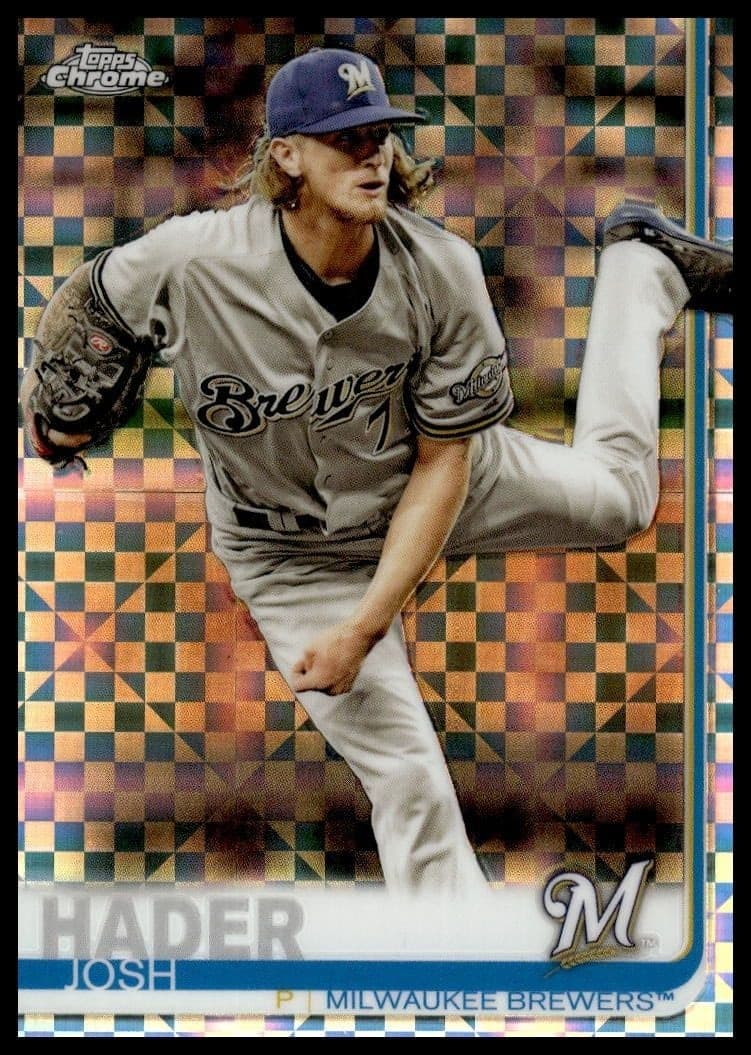 2019 Topps Chrome Josh Hader #24 trading card