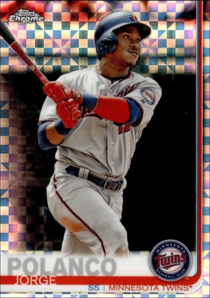 2019 Topps Chrome Jorge Polanco #81 trading card