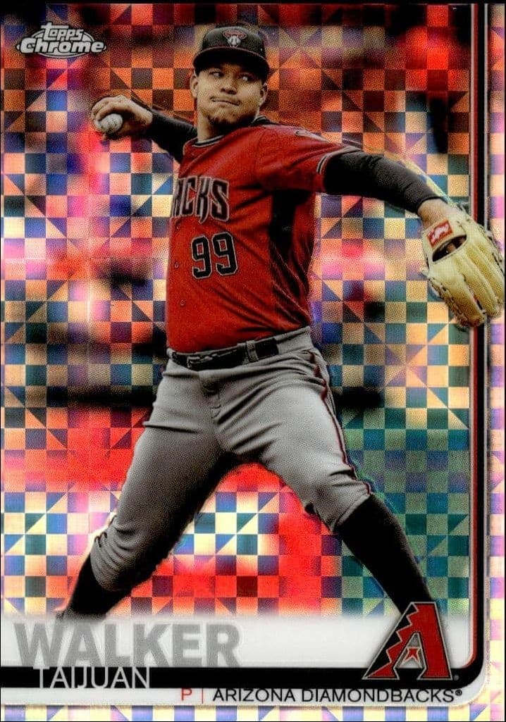 2019 Topps Chrome Taijuan Walker #143 trading card
