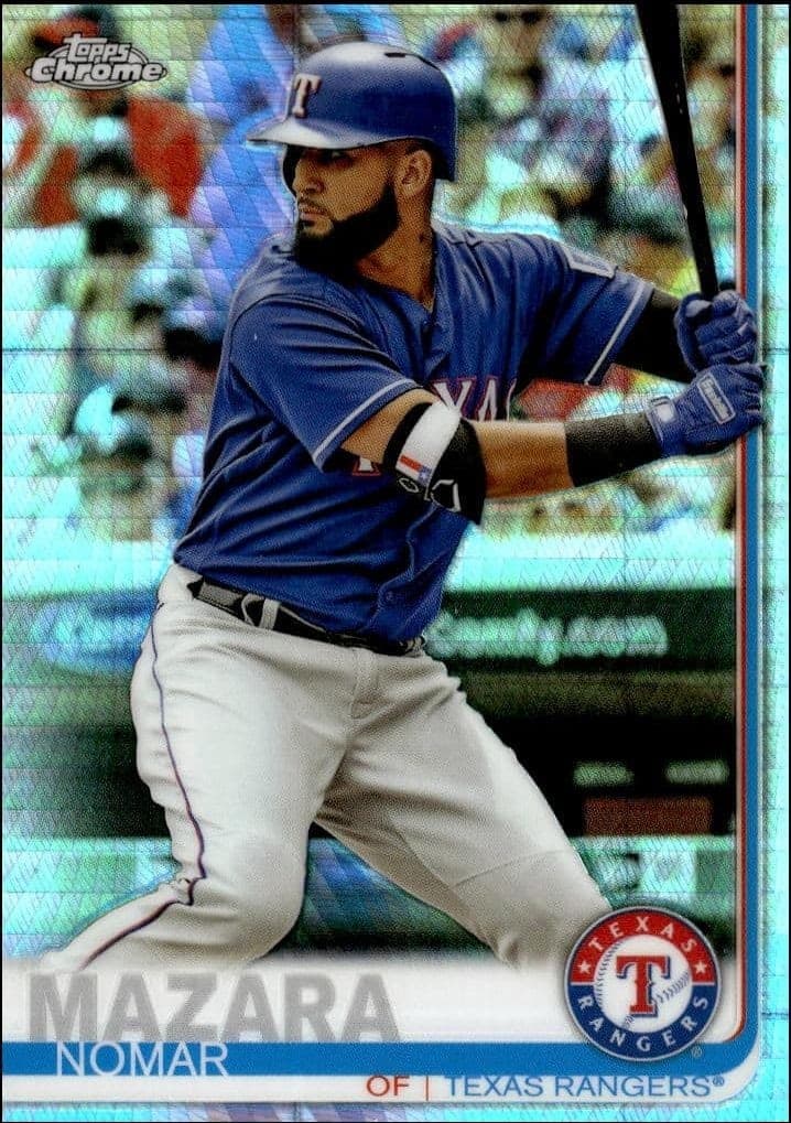 2019 Topps Chrome Nomar Mazara #26 trading card