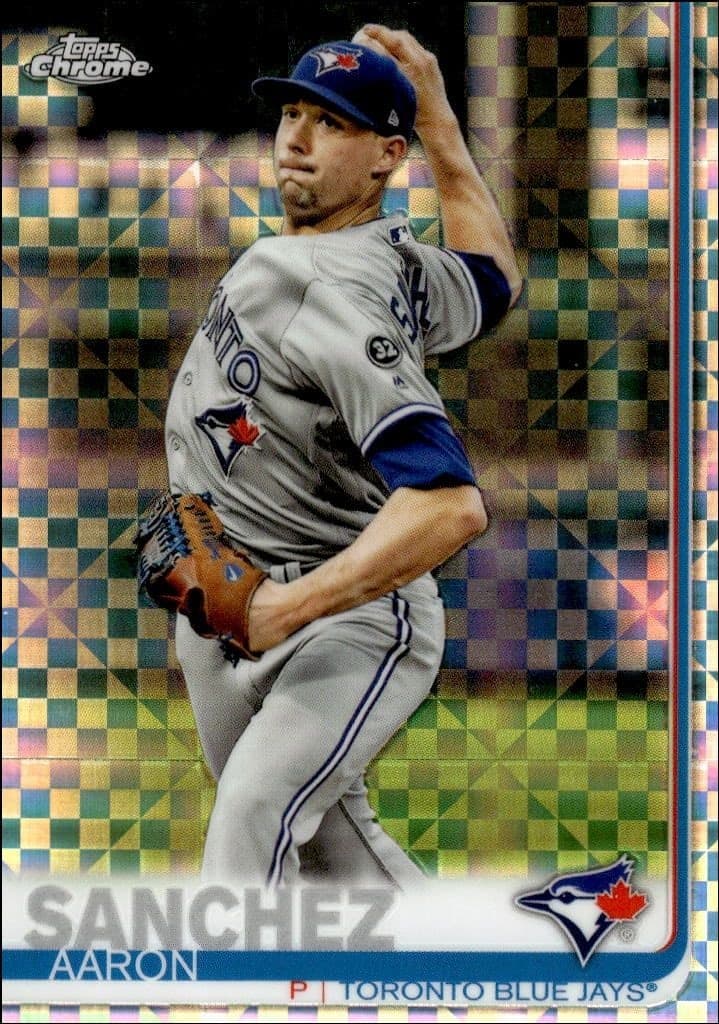 2019 Topps Chrome Aaron Sanchez #132 trading card