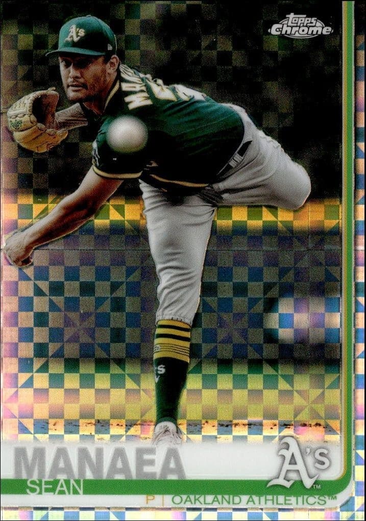 2019 Topps Chrome Sean Manaea #170 trading card
