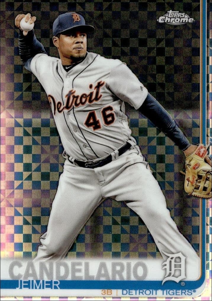 2019 Topps Chrome Jeimer Candelario #63 trading card