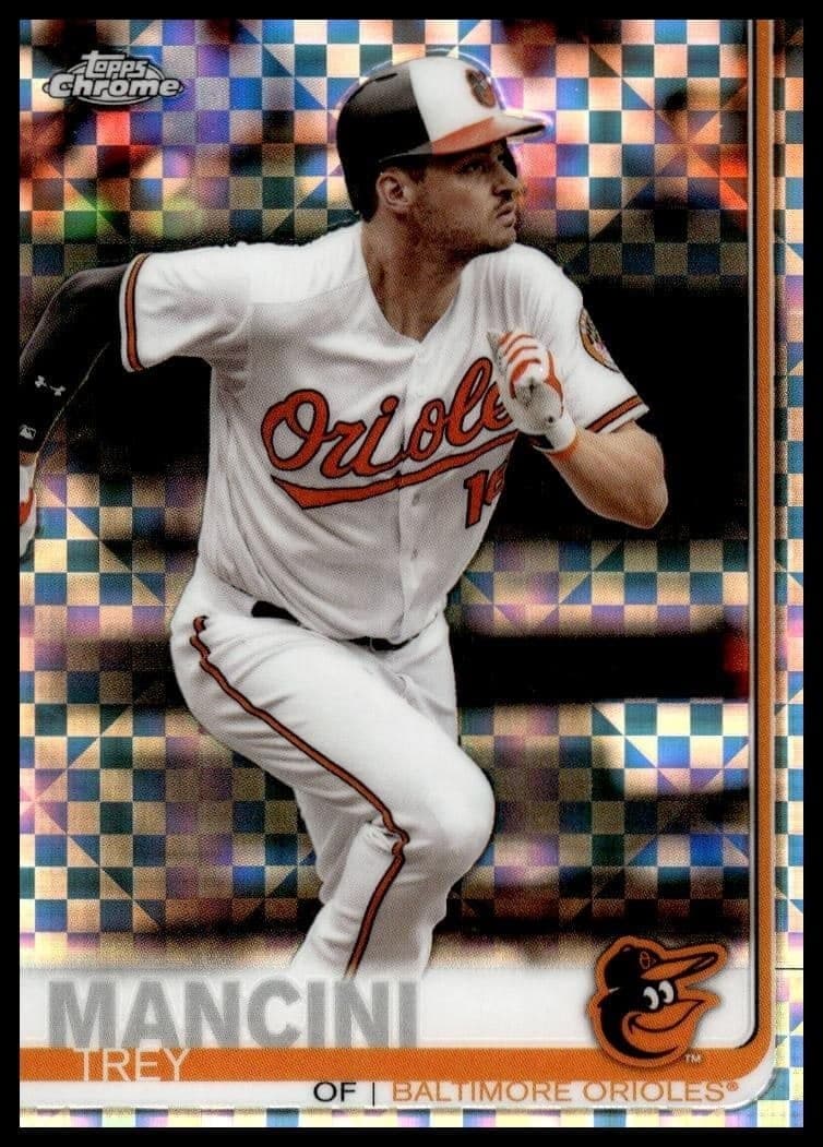 2019 Topps Chrome Trey Mancini #47 trading card
