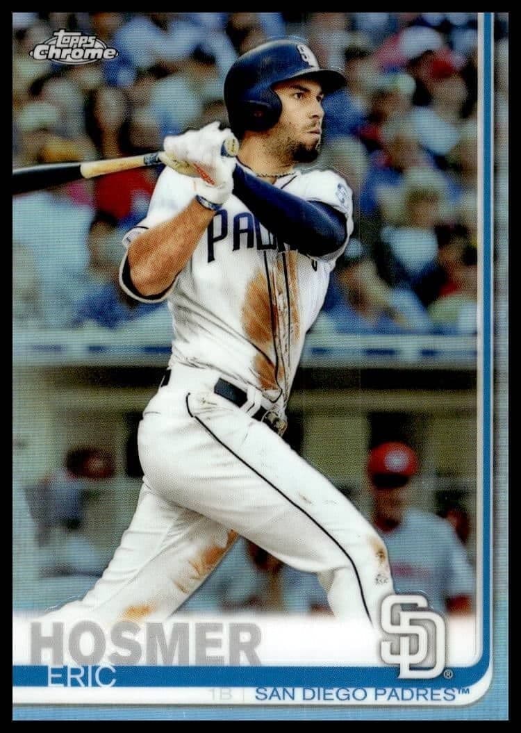 2019 Topps Chrome Eric Hosmer #174 trading card