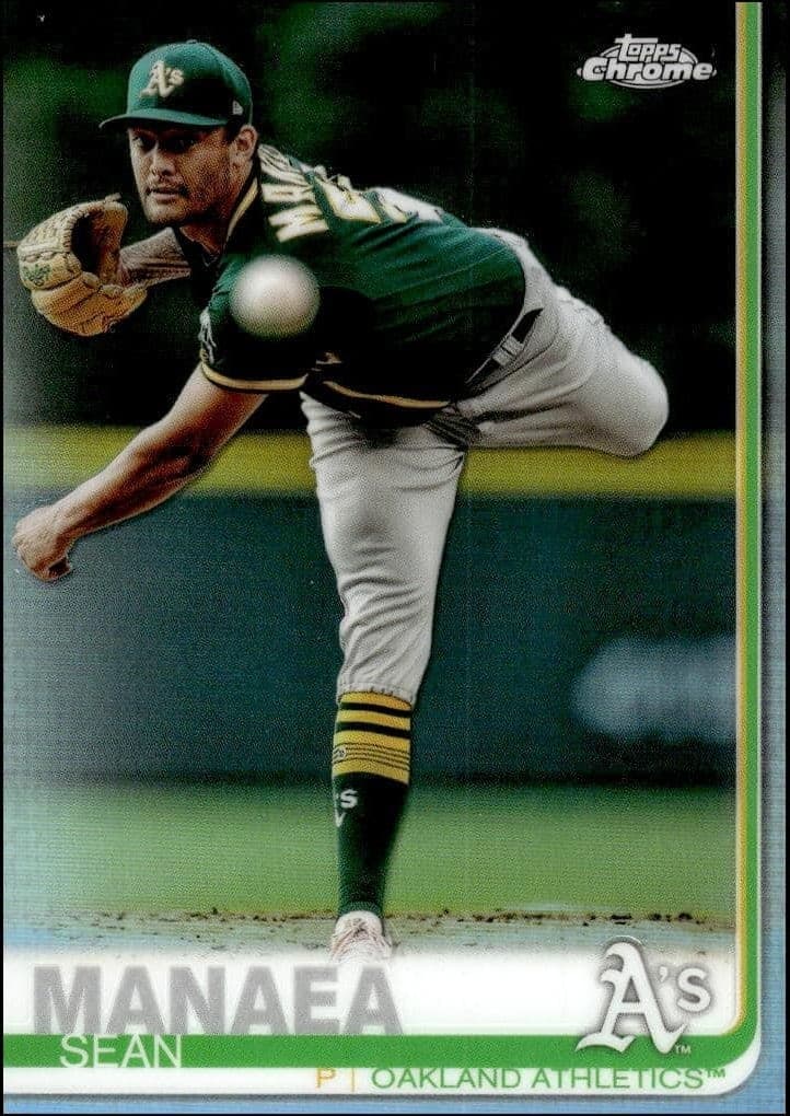 2019 Topps Chrome Sean Manaea #170 trading card