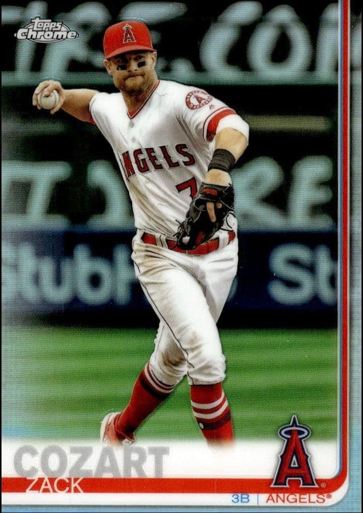 2019 Topps Chrome Zack Cozart #204 trading card