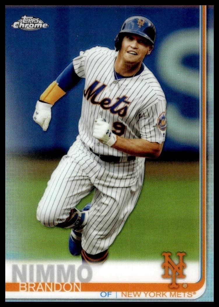 2019 Topps Chrome Brandon Nimmo #8 trading card