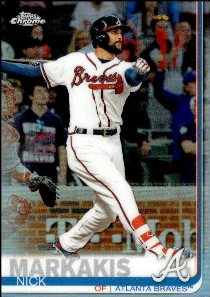 2019 Topps Chrome Nick Markakis #350 trading card