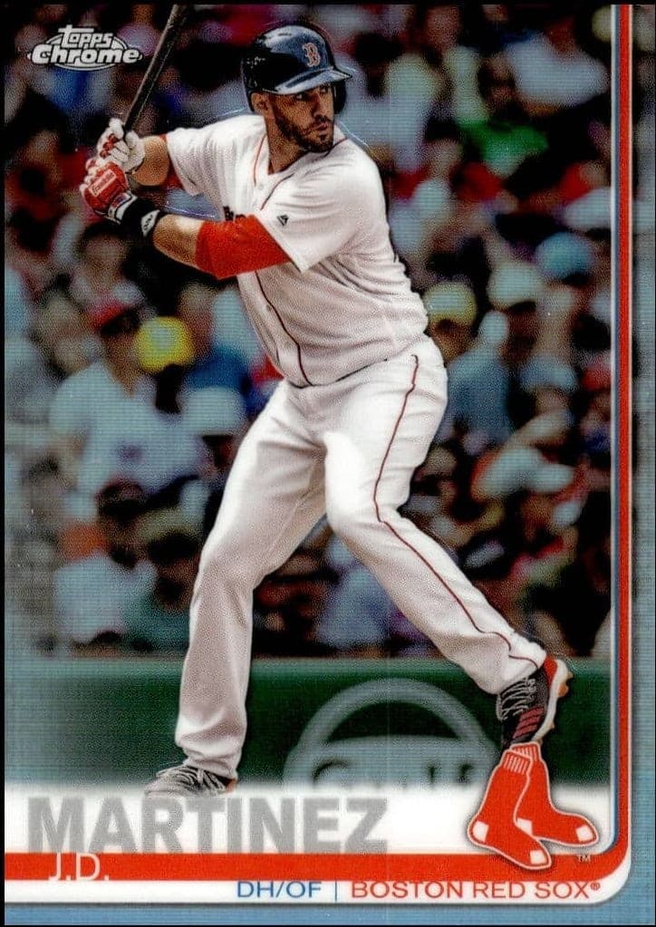 2019 Topps Chrome J.D. Martinez #133 trading card