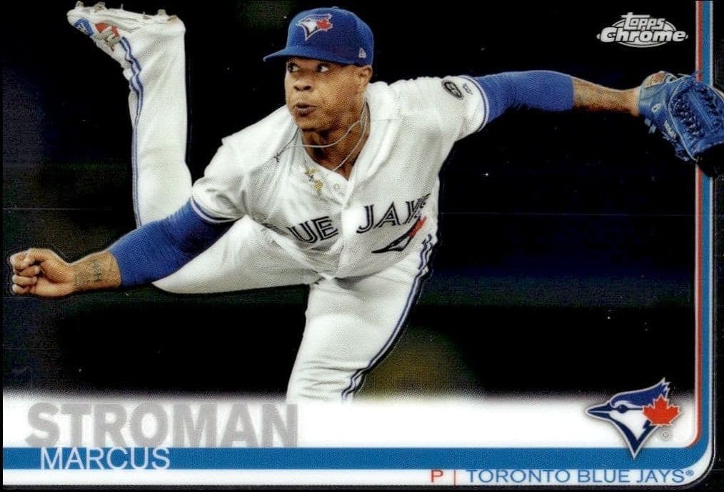2019 Topps Chrome Marcus Stroman #37 trading card