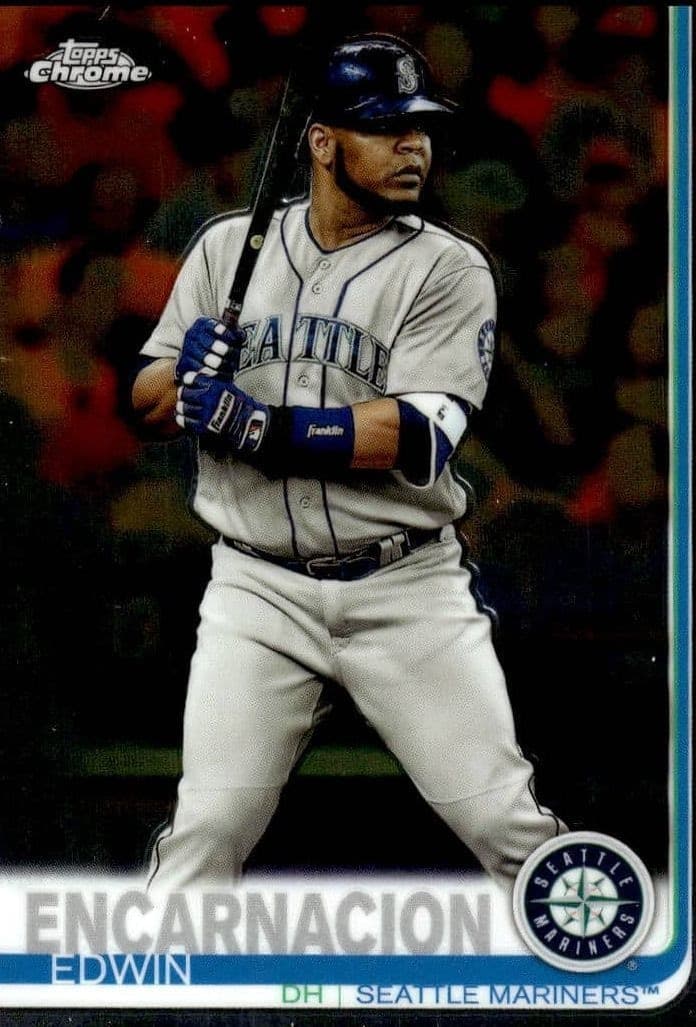 2019 Topps Chrome Edwin Encarnacion #101 trading card