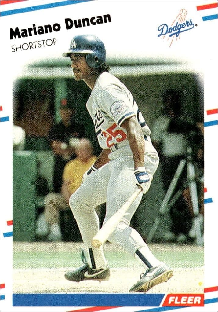 1988 Fleer Mariano Duncan #513 trading card