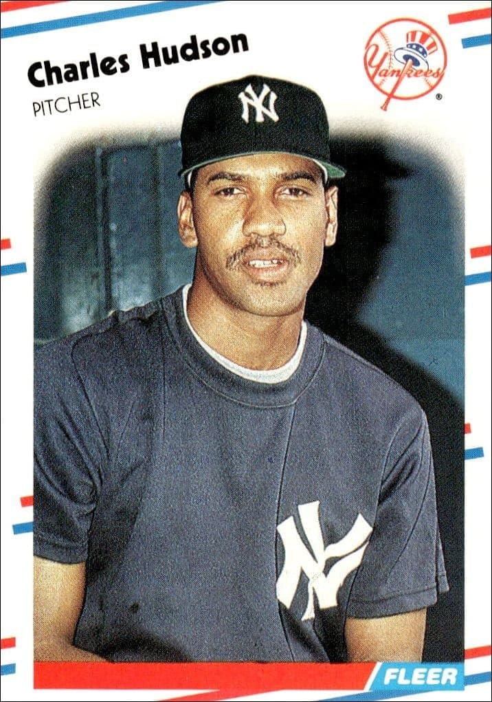 1988 Fleer Charles Hudson #210 baseball trading card front