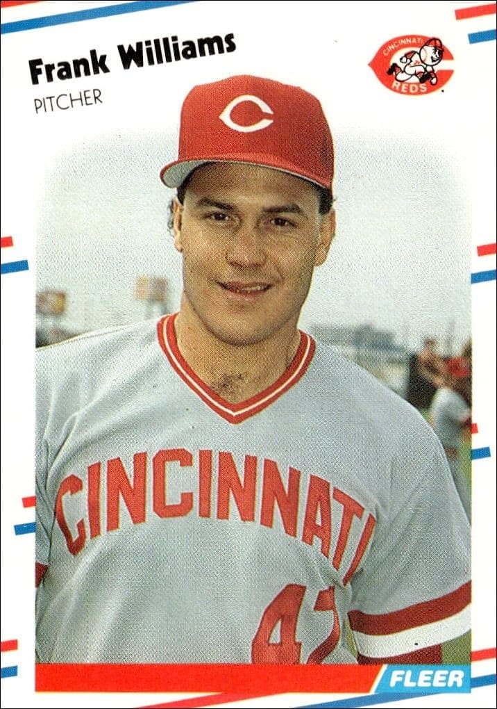 1988 Fleer Frank Williams #250 trading card