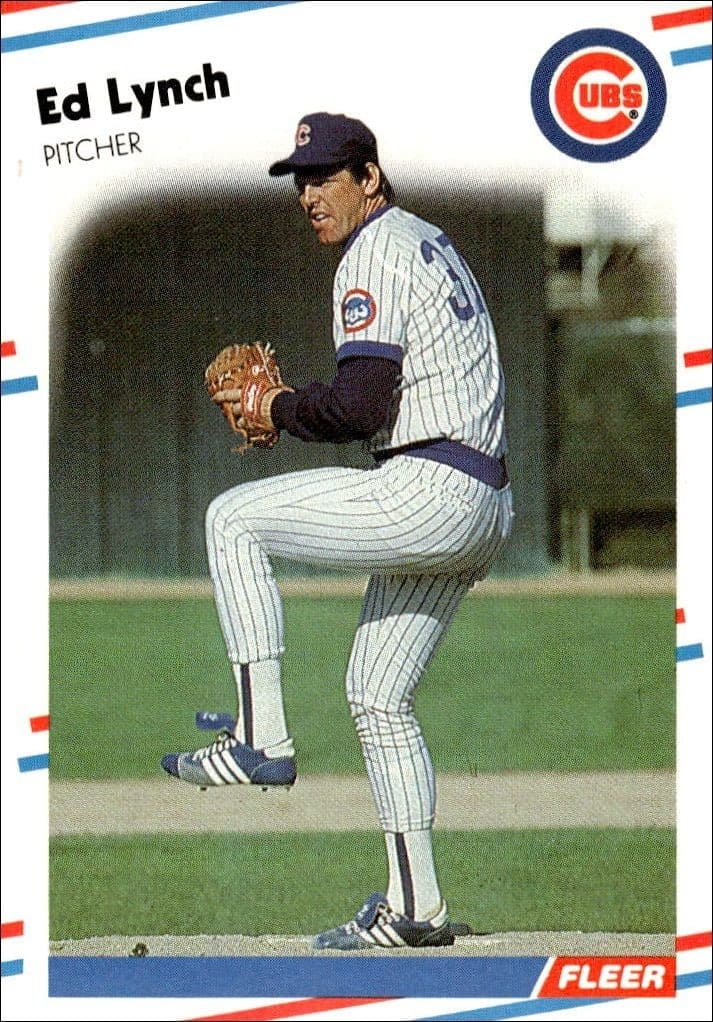1988 Fleer Ed Lynch #422 trading card