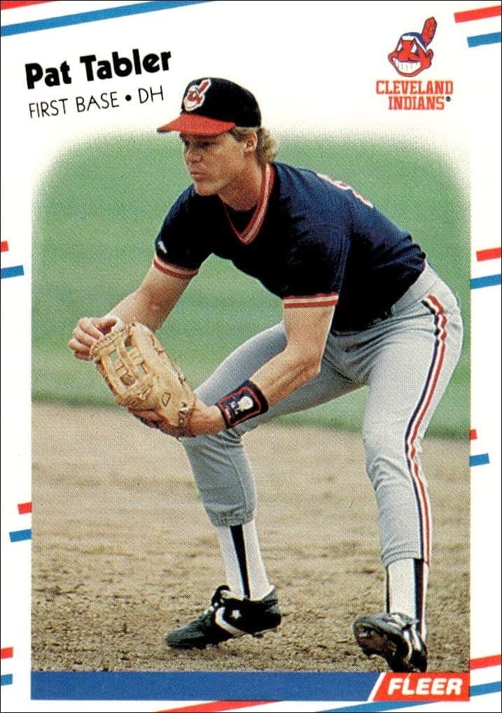 1988 Fleer Pat Tabler #618 trading card