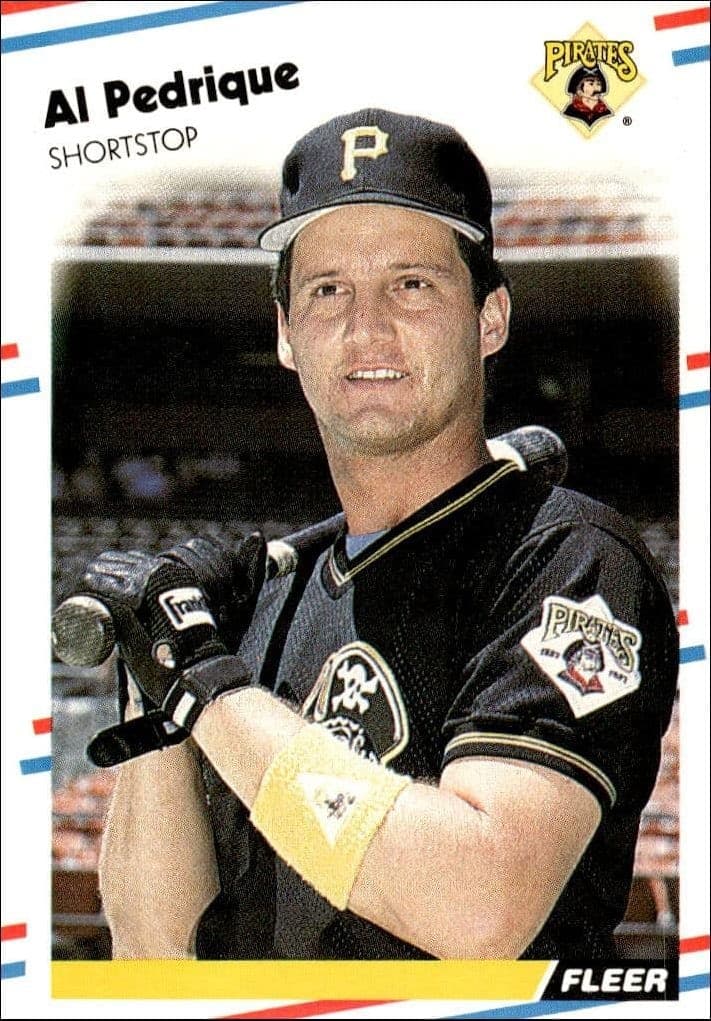 1988 Fleer Al Pedrique #338 trading card