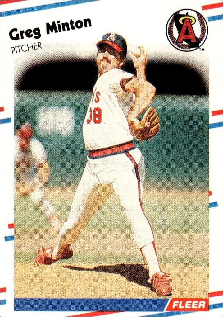 1988 Fleer Greg Minton #499 trading card