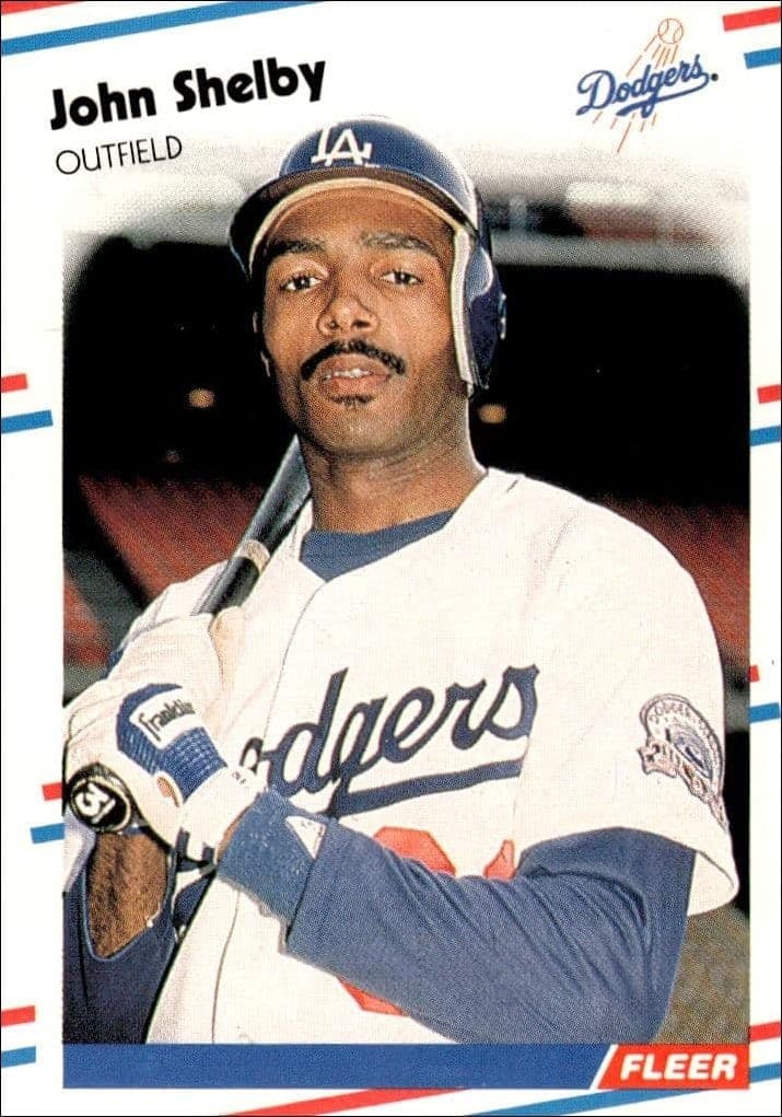 1988 Fleer John Shelby #526 trading card
