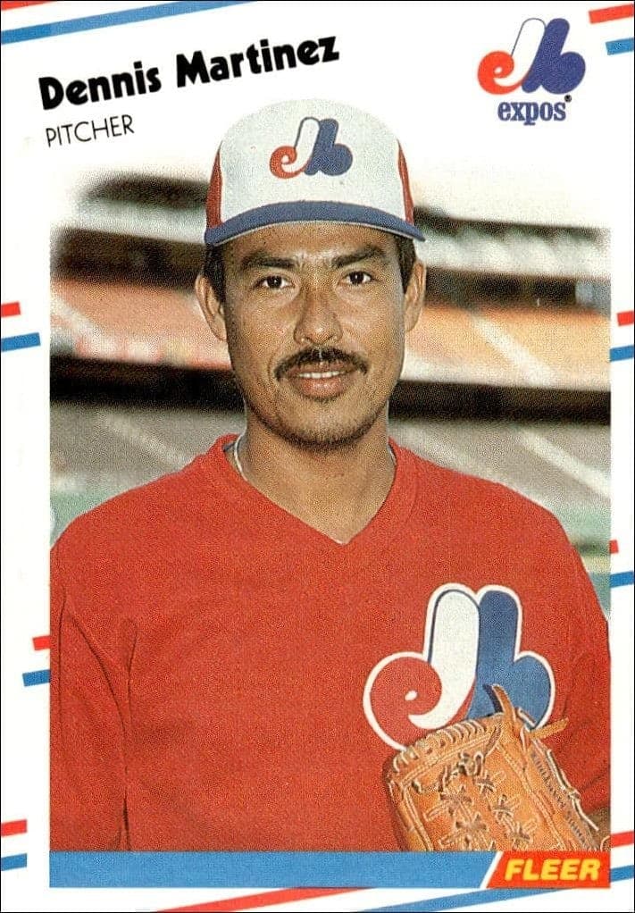 1988 Fleer Dennis Martinez #188 trading card