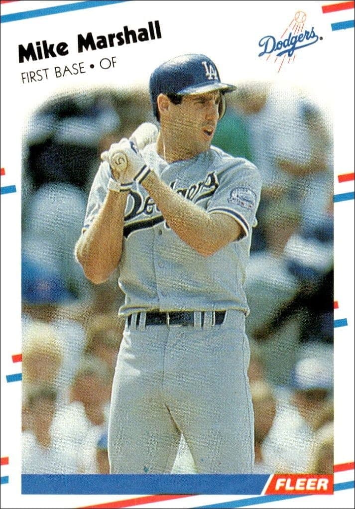 1988 Fleer Mike Marshall #522 trading card