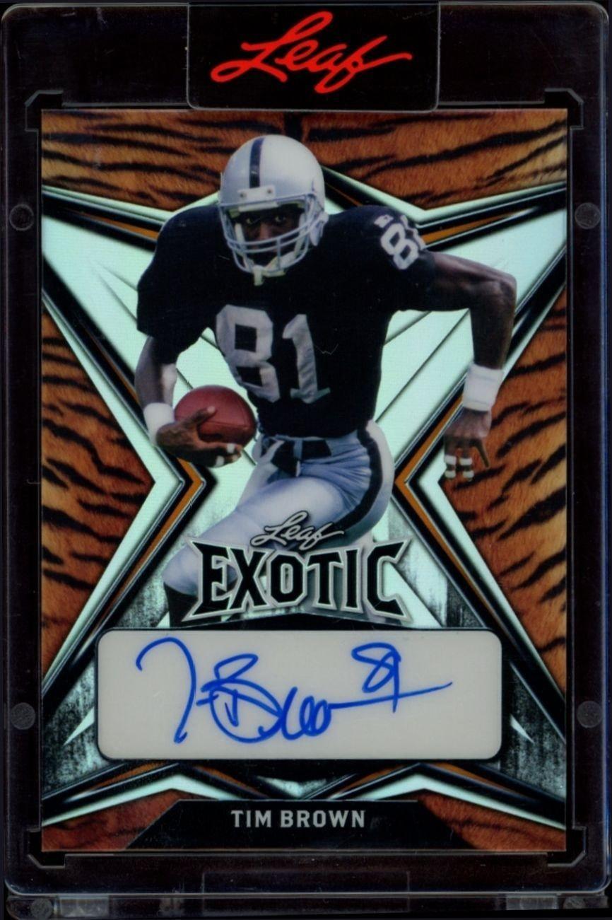 2022 Leaf Exotic Tim Brown #EA-TB1 trading card