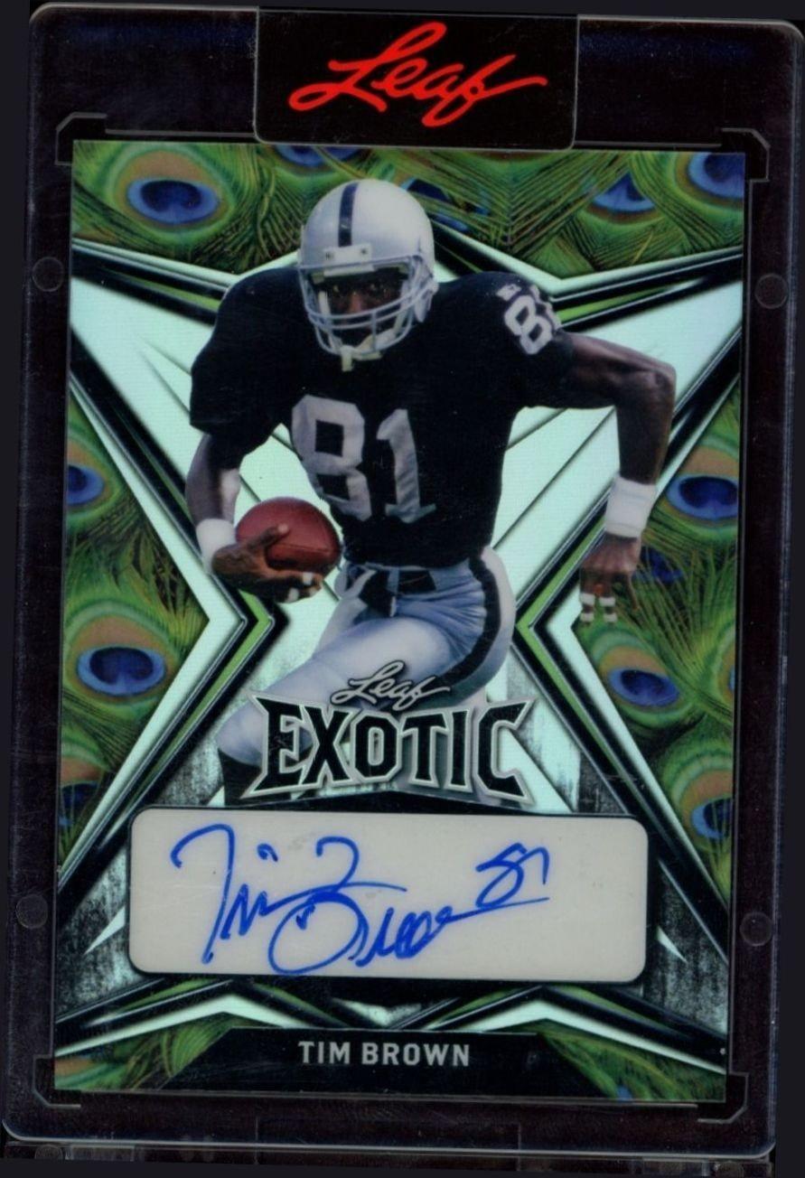2022 Leaf Exotic Tim Brown #EA-TB1 trading card