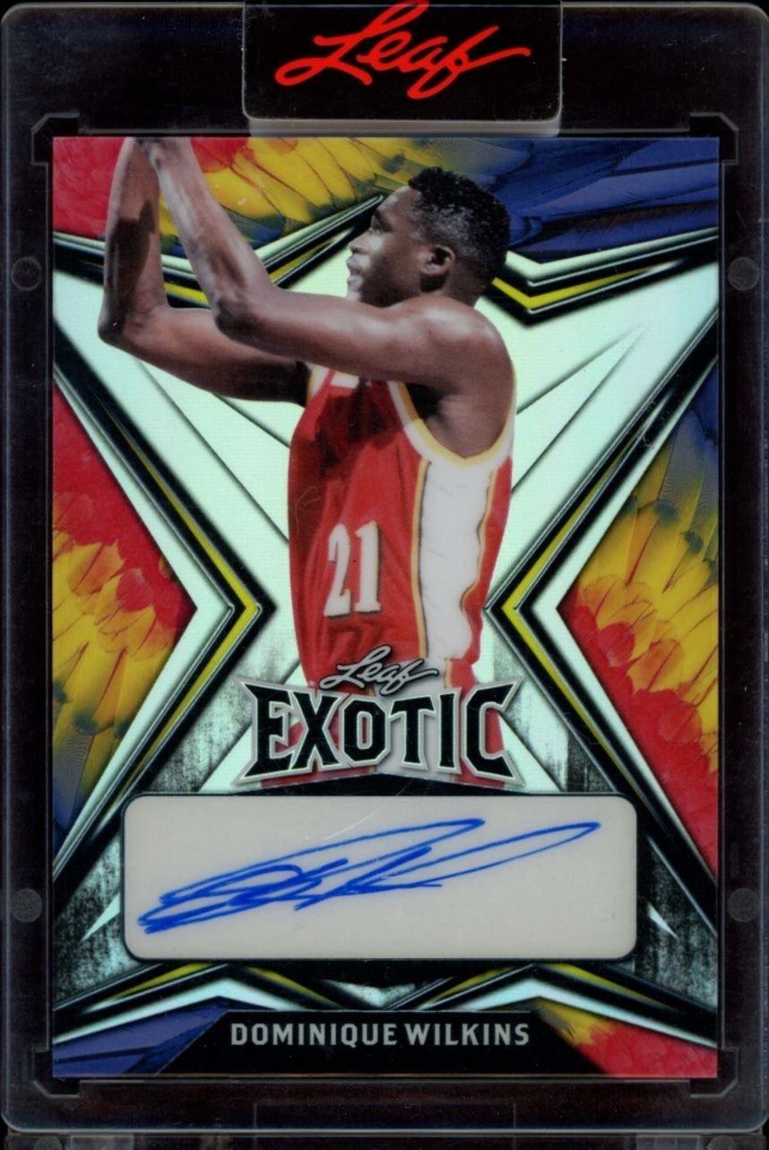 2022-23 Leaf Exotic Dominique Wilkins #EA-DW1 trading card