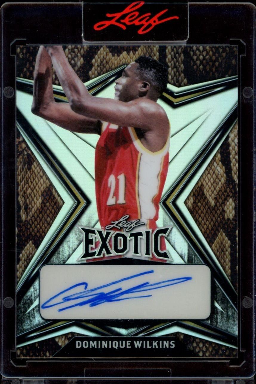 2022-23 Leaf Exotic Dominique Wilkins #EA-DW1 trading card