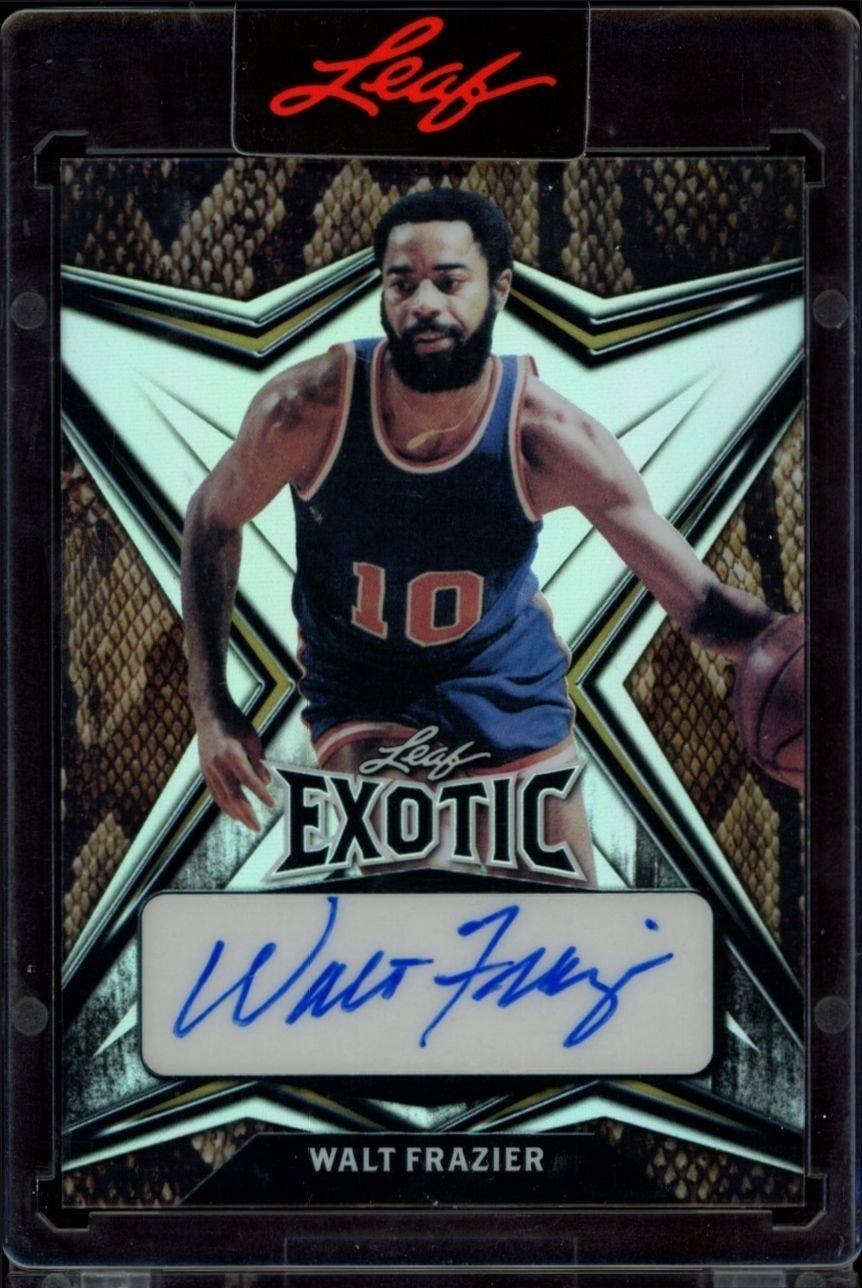 2022-23 Leaf Exotic Walt Frazier #EA-WF1 trading card
