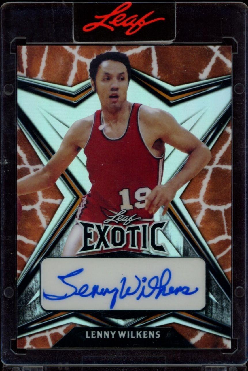 2022-23 Leaf Exotic Lenny Wilkens #EA-LW1 trading card