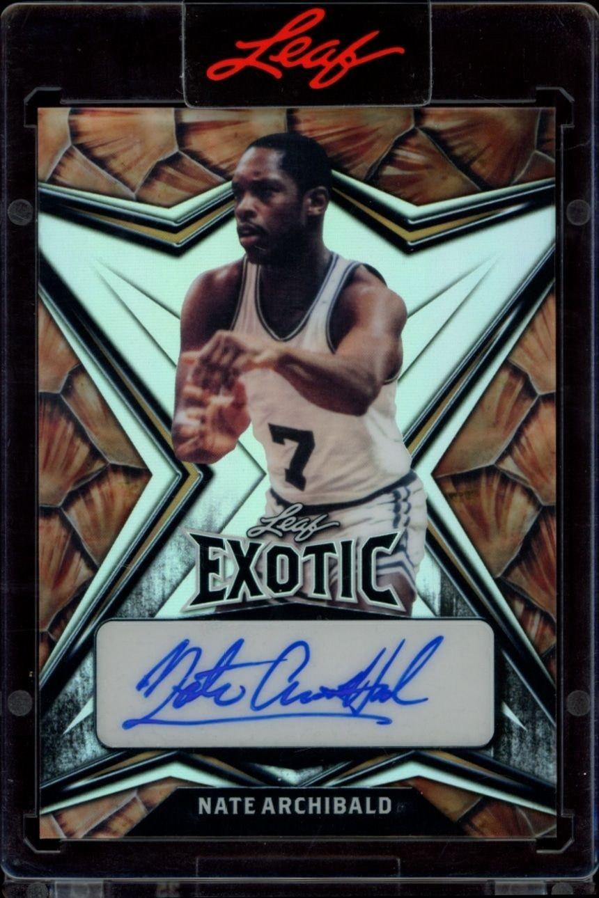 2022-23 Leaf Exotic Nate Archibald #EA-NA1 trading card