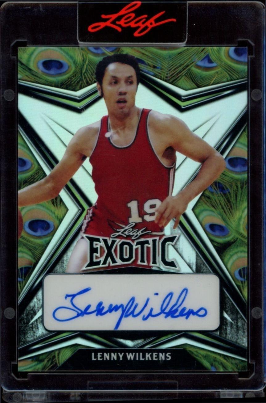 2022-23 Leaf Exotic Lenny Wilkens #EA-LW1 trading card