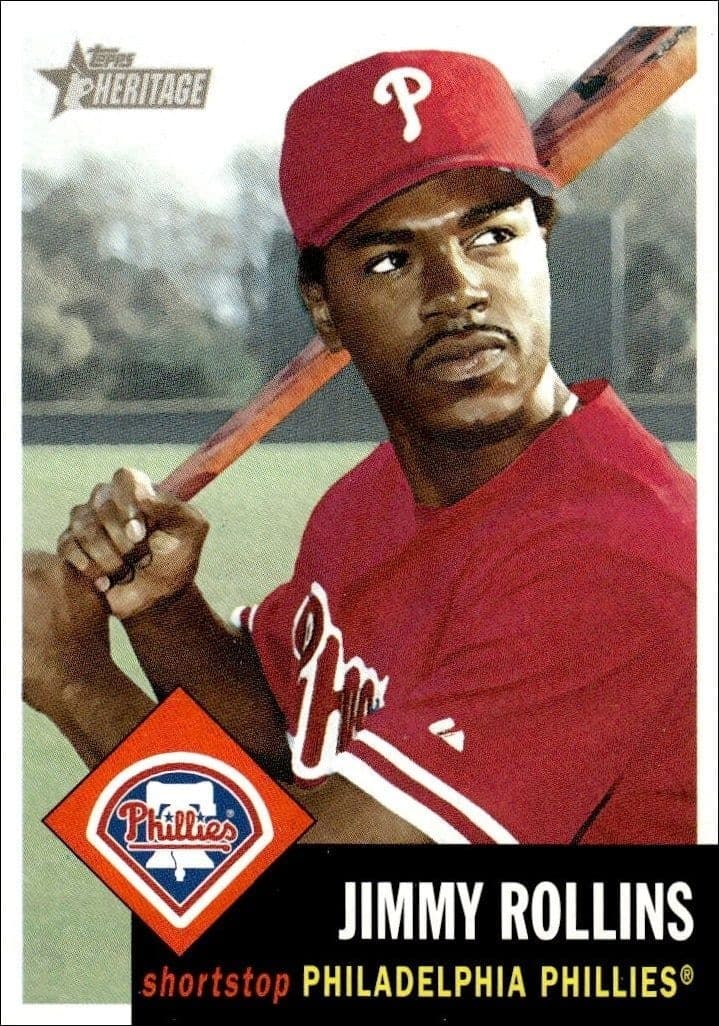 2002 Topps Heritage Jimmy Rollins #30 trading card