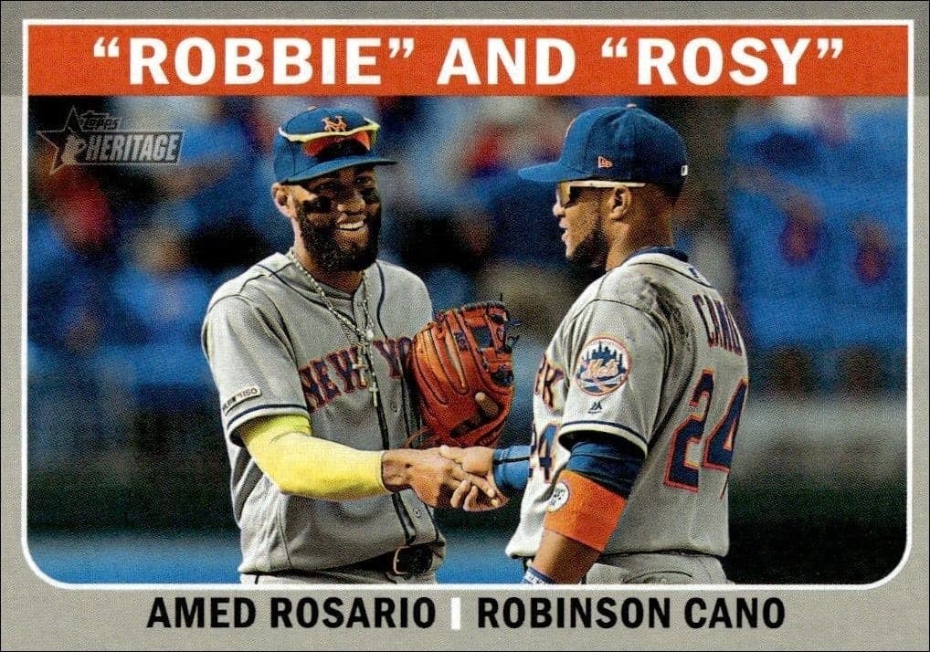 2019 Topps Heritage Amed Rosario #CC-7 trading card