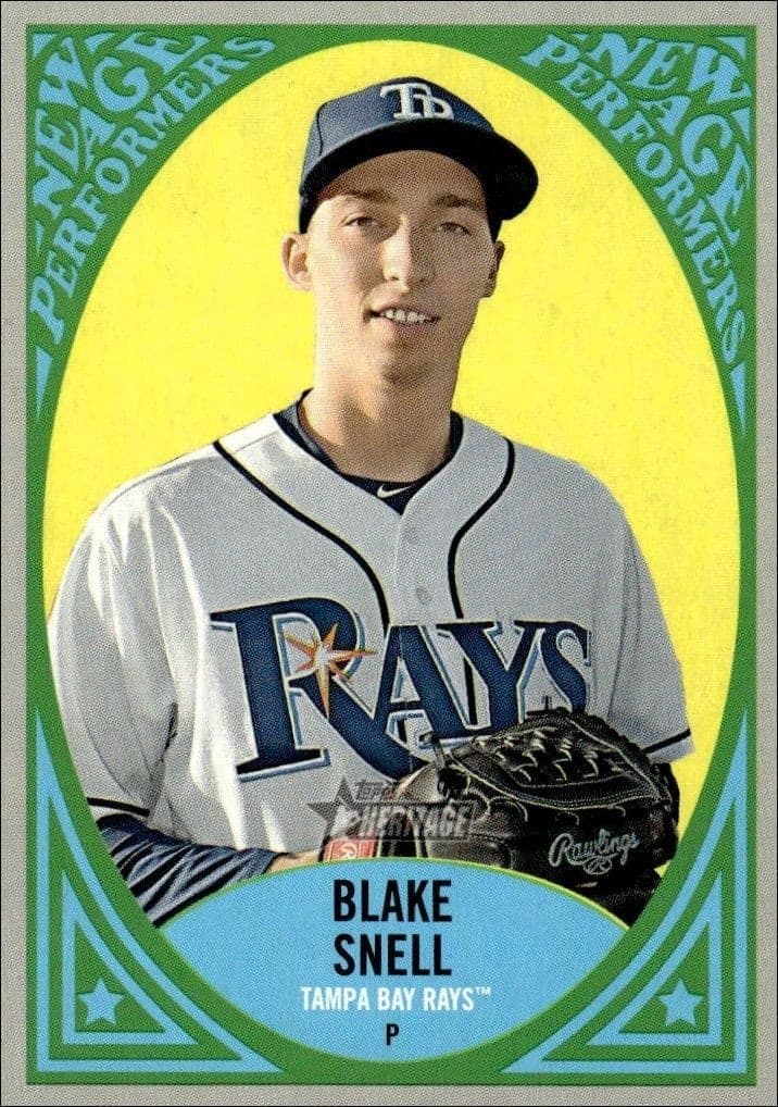 2019 Topps Heritage Blake Snell #NAP-1 trading card