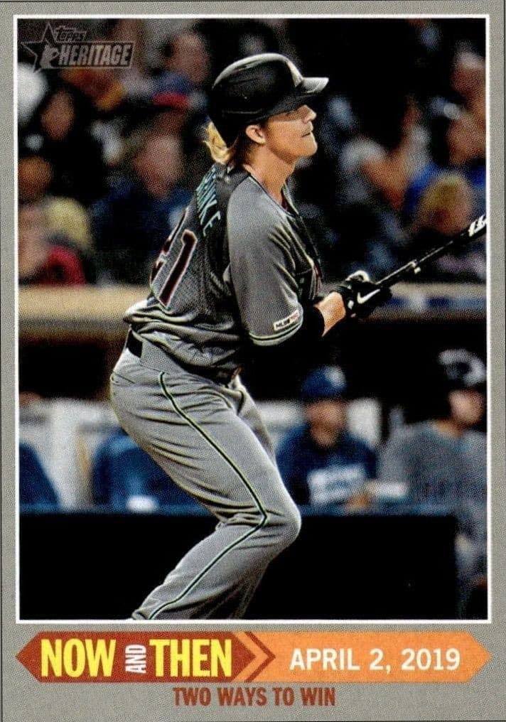 2019 Topps Heritage Zack Greinke #NT-4 trading card