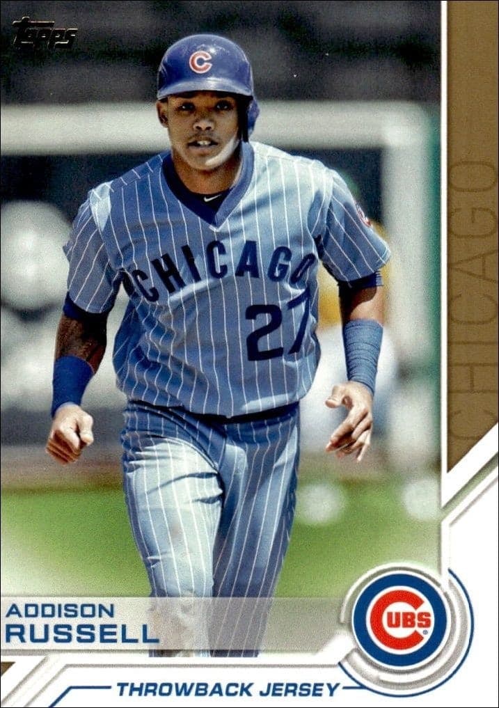 2017 Topps Addison Russell #S-22 trading card