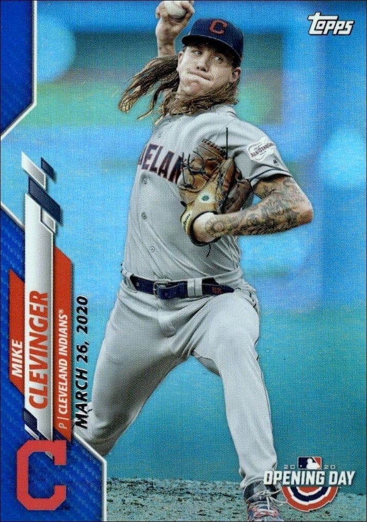 2020 Topps Opening Day Mike Clevinger #158 trading card