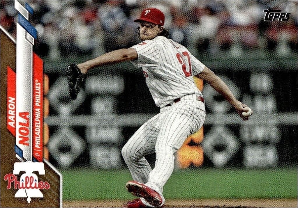 2020 Topps Opening Day Aaron Nola #190 trading card
