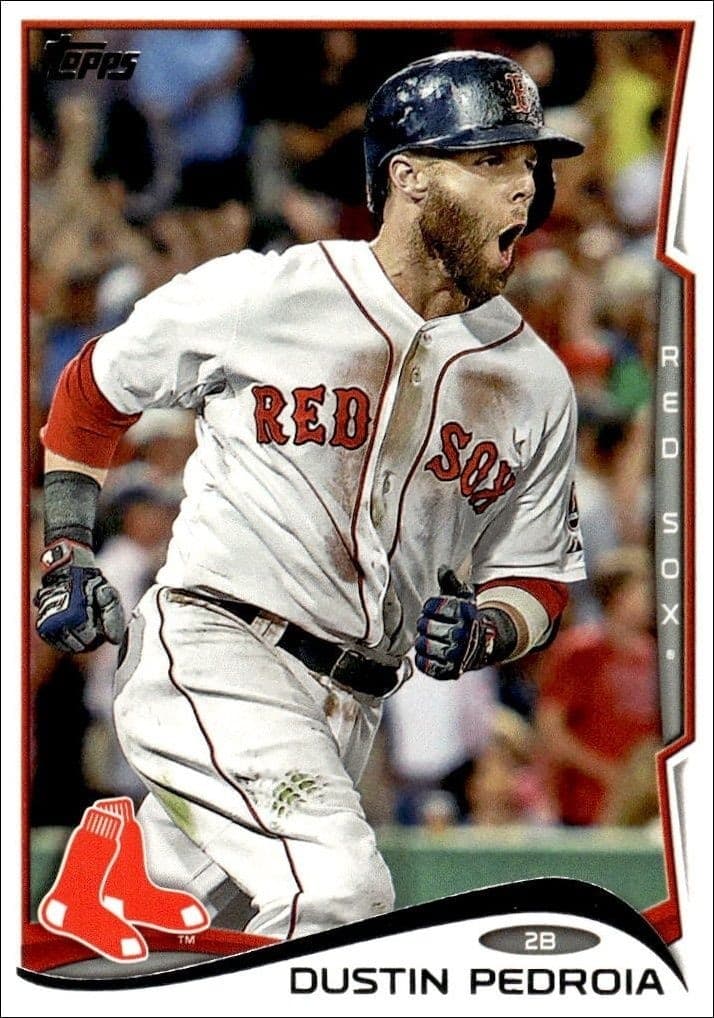 2014 Topps Dustin Pedroia #166 trading card