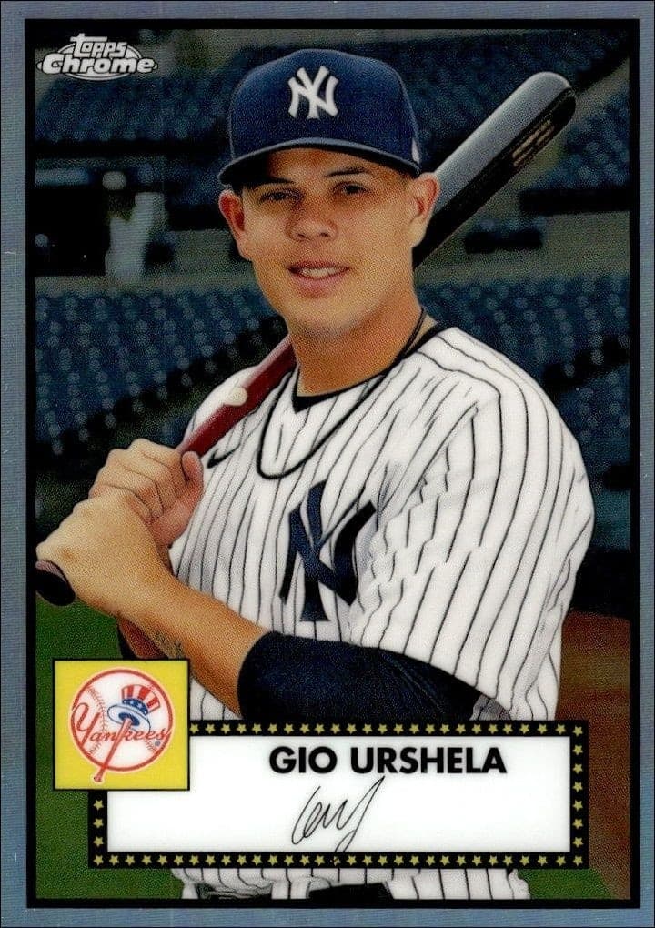 2021 Topps Chrome Platinum Anniversary Gio Urshela #402 trading card